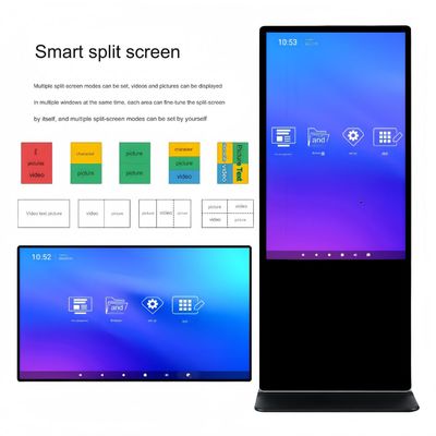 良い値段 OEM 屋外液晶ディスプレイ 壁マウント 広告タッチスクリーン 55インチ オンライン