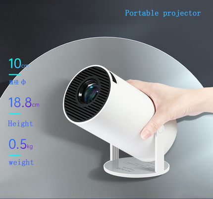 良い値段 IP5X クアッドコア ポータブル ミニピコプロジェクター 再充電可能 LEDレーザー DLP 4K オンライン
