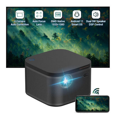良い値段 700ANSI 1080P Wifi スマートミニプロジェクター DLP LED プレゼンテーション OEM オンライン